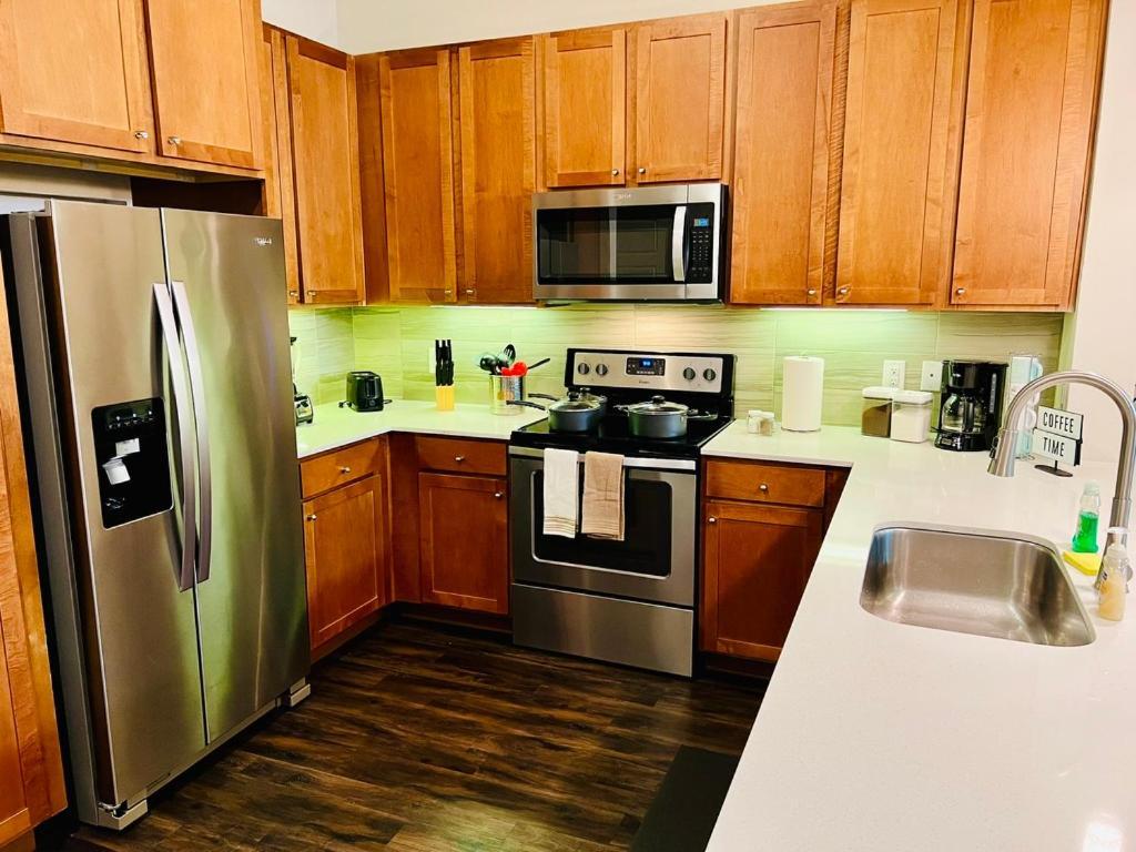Downtown Apt Free Parking - Pool - Gym - Fully Kitchen Houston Luaran gambar